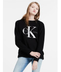 Calvin Klein dámská mikina VINTAGE LOGO SWEATSHIRT černá 42MK978