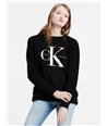 Calvin Klein dámská mikina VINTAGE LOGO SWEATSHIRT černá