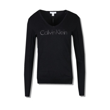 Calvin Klein dámský svetr Stony logo 