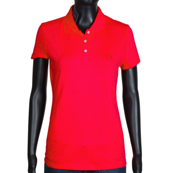 Tommy Hilfiger dámské polo tričko easy fit red 399610