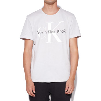 Calvin Klein pánské tričko 41F5410 platinum