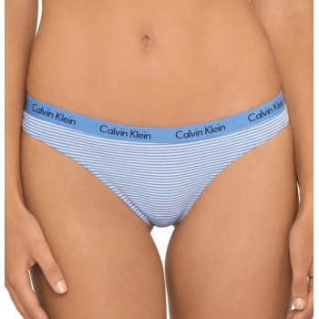 Calvin Klein kalhotky Bikini modré pruh