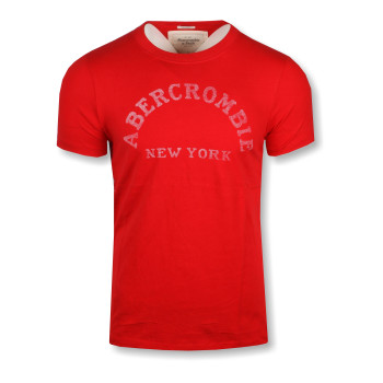 Abercrombie & Fitch pánské tričko Musle Fit 565500 red