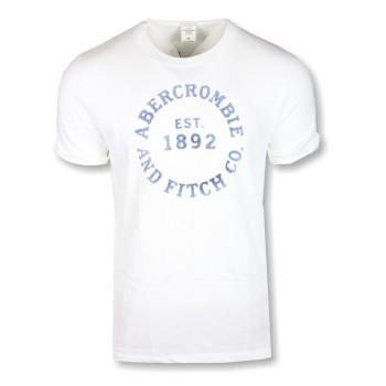 Abercrombie & Fitch pánské tričko Muscle Fit 56100 bílé