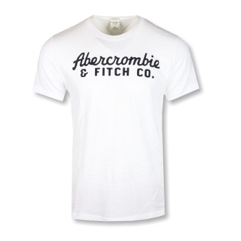 Abercrombie & Fitch pánské tričko Musle Fit 51100 bílé