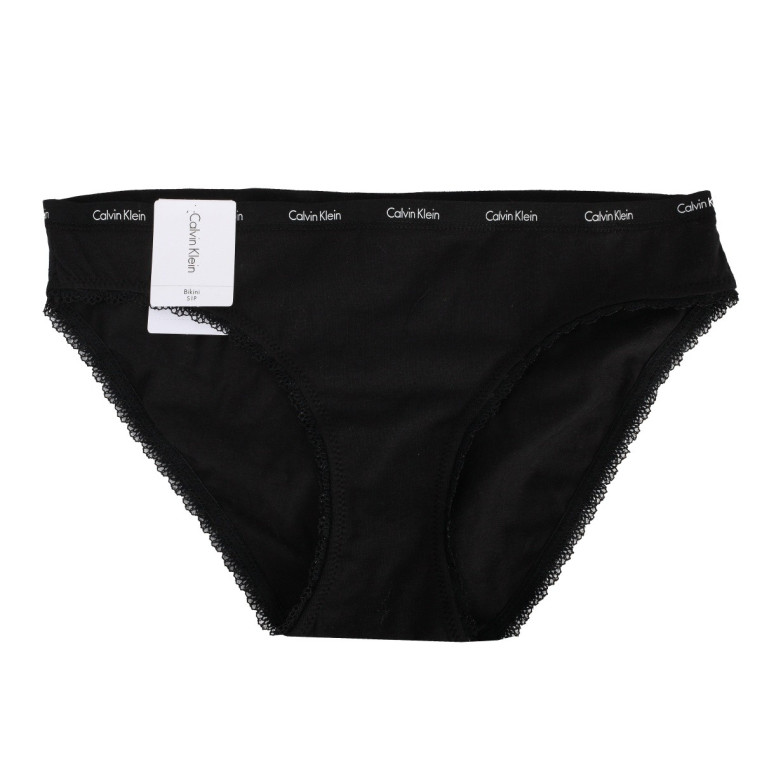 Calvin Klein kalhotky Bikini černé D1532