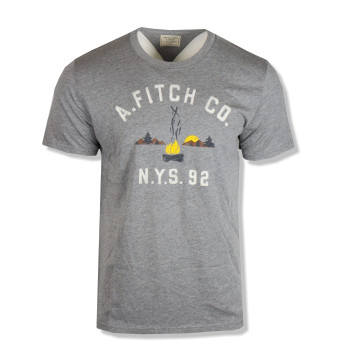 Abercrombie & Fitch pánské tričko modré 0070023