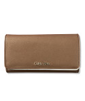 Calvin Klein dámská peněženka Trifold Mega hnědá