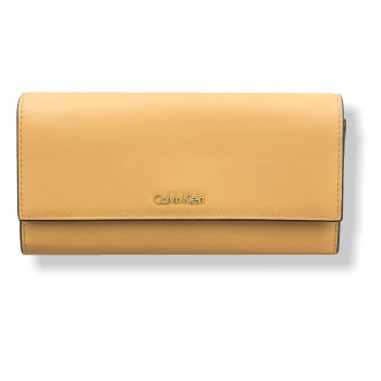Calvin Klein dámská peněženka Trifold Mega hnědá