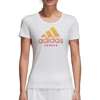 Adidas dámské tričko Category tee tenis Climalite bílé