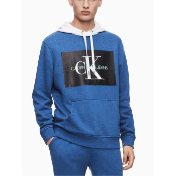 Calvin Klein pánské mikina s kapucí hoodie softTerm modrá