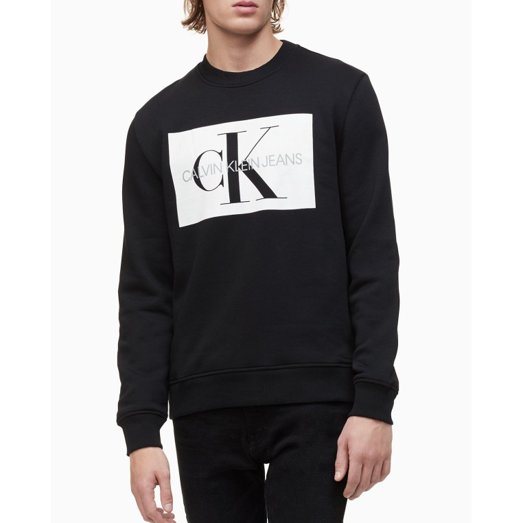 Calvin Klein pánské mikina s kapucí hoodie 4103 bílá