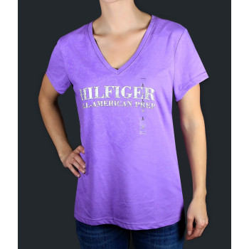 Tommy Hilfiger dámské tričko American prep violet