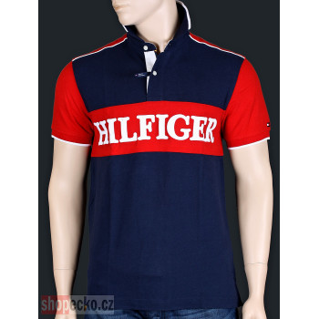 Tommy Hilfiger pánské polo tričko CF royal logo modré