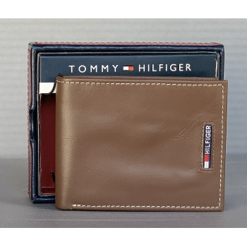 Tommy Hilfiger pánská peněženka Oxford kožená černá