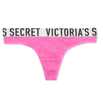 Victorias secret kalhotky tanga thongs pink/red 4042