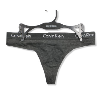 Calvin Klein kalhotky Tanga D1617 černé