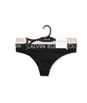 Calvin Klein kalhotky Tanga D1617 černé
