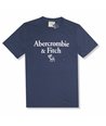 Abercrombie & Fitch pánské tričko logo print zelené 030