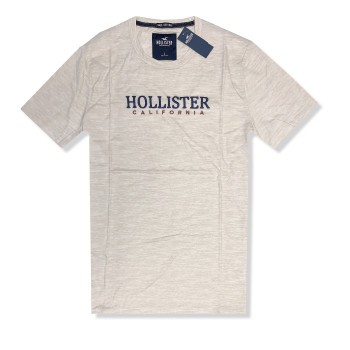 Hollister pánské tričko Logo beige 0210-402