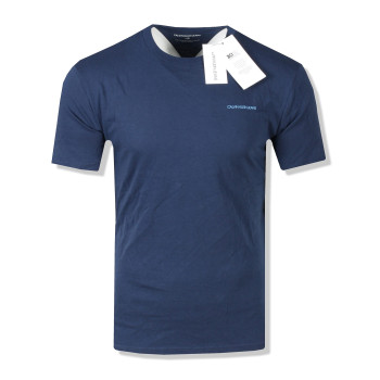 Calvin Klein pánské tričko bílé solid modré 9864
