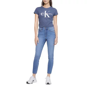 Calvin Klein dámské tričko Iconic modré