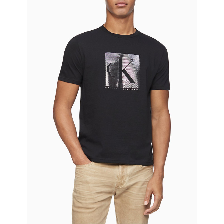 Calvin Klein pánské tričko Solid černé 23L13-010