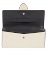 Calvin Klein luxusní velká kožená peněženka Monogram ZIP černá 