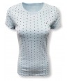 Tommy Hilfiger dámské tričko Dots světlé modré