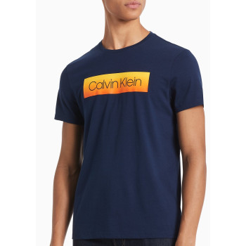 Calvin Klein pánské tričko long Iconic logo tmavě modré
