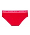 Victorias Secret klasické bavlněné kalhotky Stretch Logo brand červené