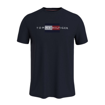 Tommy Hilfiger pánské tričko s krátkým rukávem Flag Tee tmavě modrí