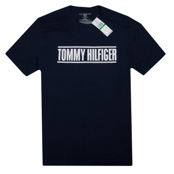 Tommy Hilfiger pánské tričko s krátkým rukávem Total doprodej tmavě modré