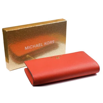 Michael Kors peněženka Jet Set Charm Long Wallet Signature Logo Boxed Flame