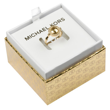 Michael Kors prstýnek pozlacený v dárkové krabičce MKJX78577918