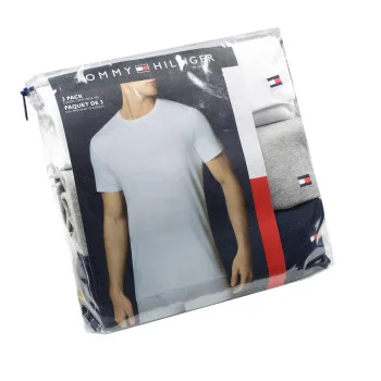 Tommy Hilfiger sada 3x pánské trička s krátkým rukávem Solid Logo Print